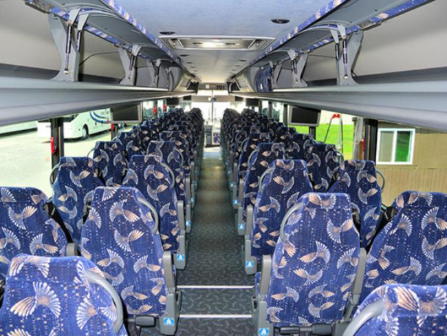 Hollywood 55 Passenger Charter Bus 